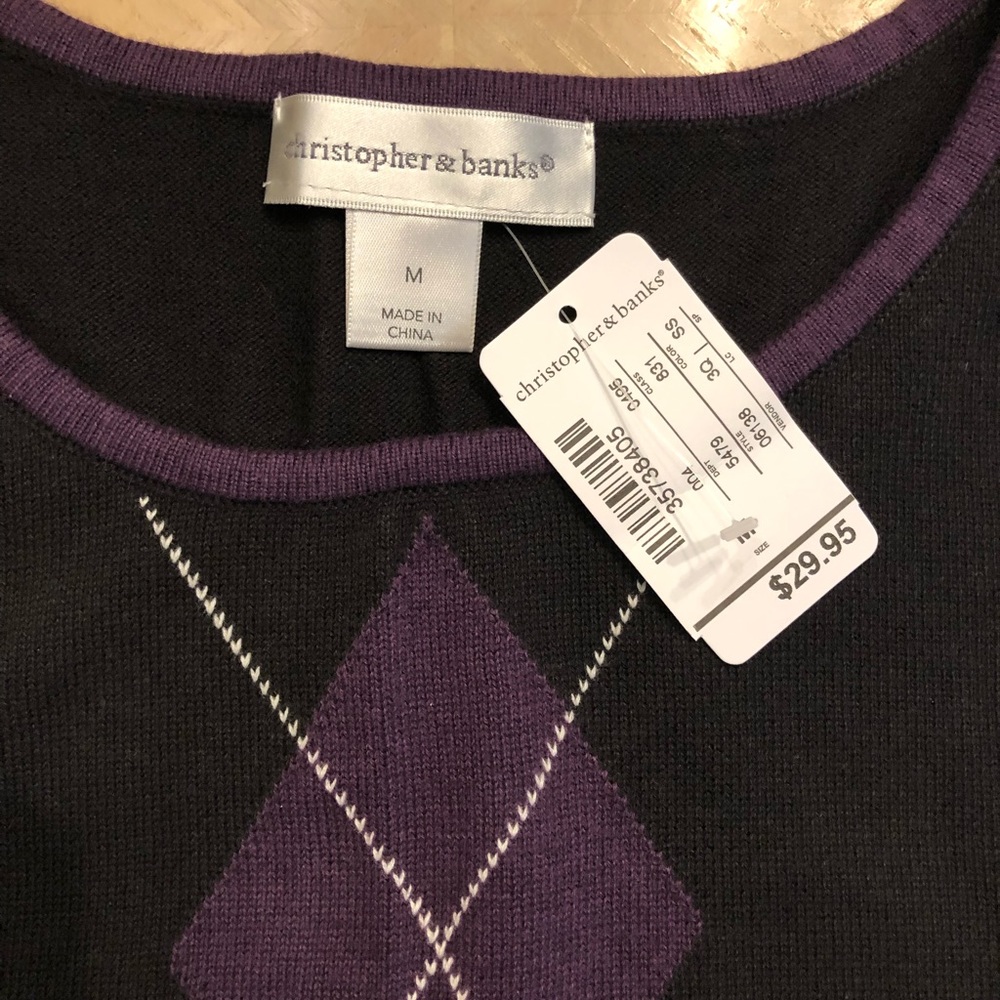 Christopher & Banks two piece sweater NWT - Picture 6 of 6